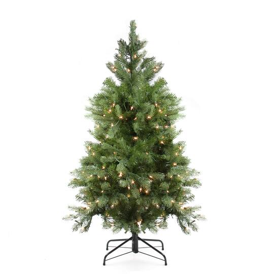 4 Ft. Pre-Lit Noble Fir Full Artificial Christmas Tree, Clear Lights 28529_31748449.jpg?fit=inside|540:540 - 4 Ft. Pre-Lit Noble Fir Full Artificial Christmas Tree, Clear Lights